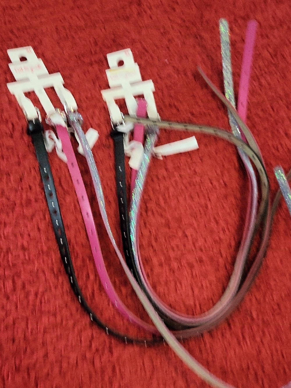 Set of Thin Metallic and Colored Headbands